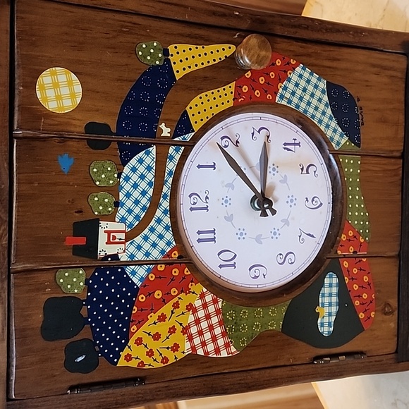 VINTAGE RETRO 1960s/70s PATCHWORK COUNTRY SPICE RACK - Picture 3 of 4